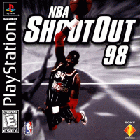 NBA ShootOut 98 Playstation US box art